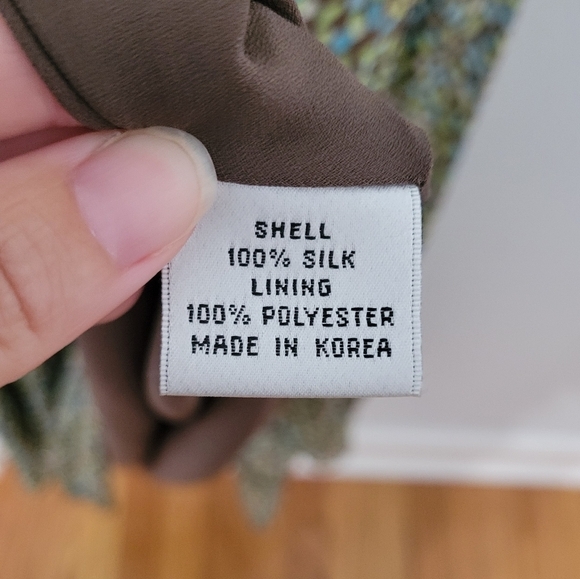 Talbots Vintage Pure Silk Midi/Maxi Dress Size 8 Fairycore Flowy Lightweight Y2K - Picture 12 of 13